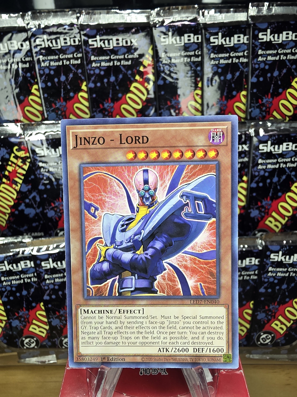 Yu-Gi-Oh! Jinzo - Lord Trading Card – Purple